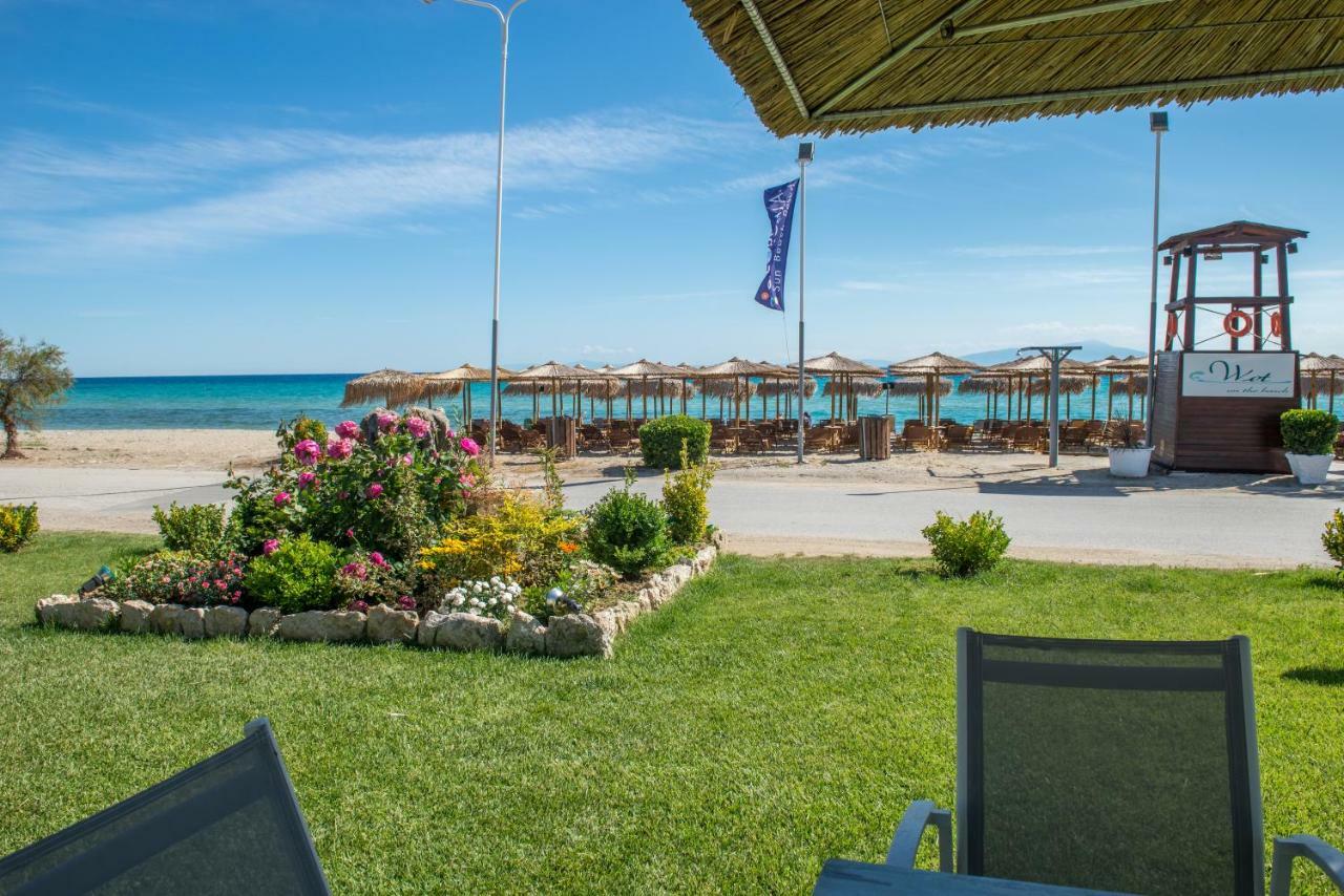 Georgalas Sun Beach Rooms Nea Kallikrateia ภายนอก รูปภาพ